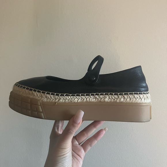 Black Prada Mary Janes Espadrilles platform - Picture 6 of 10